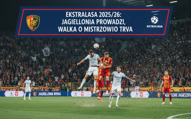 Ekstraklasa 2025/26: Jagiellonia prowadzi, walka o mistrzostwo trwa
