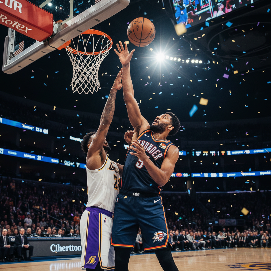 NBA 2024/25: Koniec sezonu zasadniczego! Thunder i Lakers w play-offach
