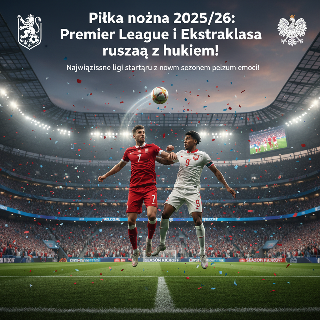 Piłka nożna 2025/26: Premier League i Ekstraklasa ruszają z hukiem!