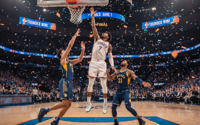 NBA 2024/25: Thunder mistrzami! Siedmiomeczowy finał z Pacers