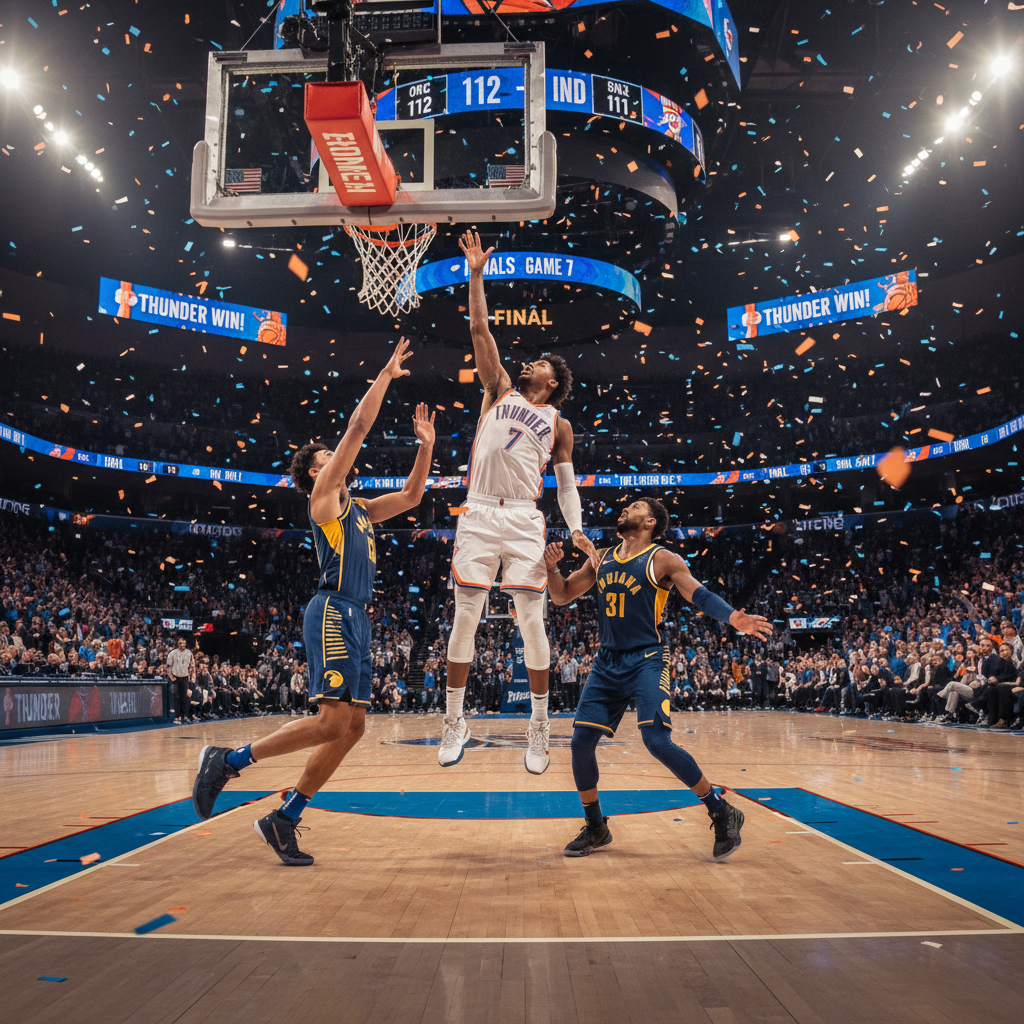 NBA 2024/25: Thunder mistrzami! Siedmiomeczowy finał z Pacers
