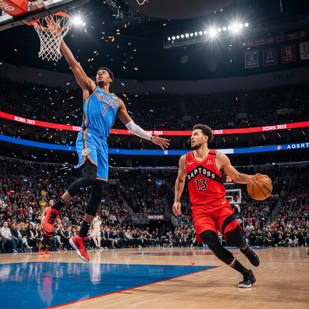 NBA 2025/26: Thunder bronią tytułu, Raptors liderują na Wschodzie!
