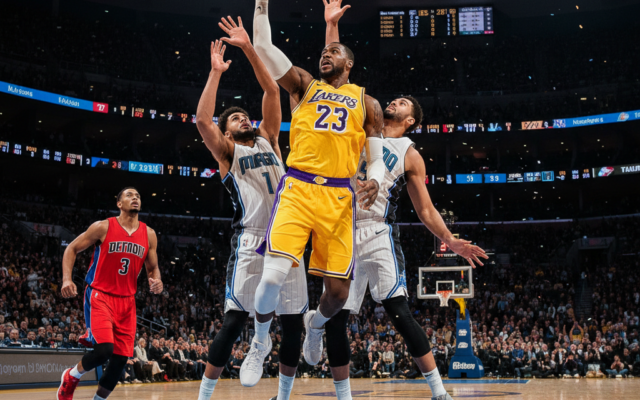 NBA Play-off 2026: Lakers bliscy awansu, Magic prowadzi z Pistons