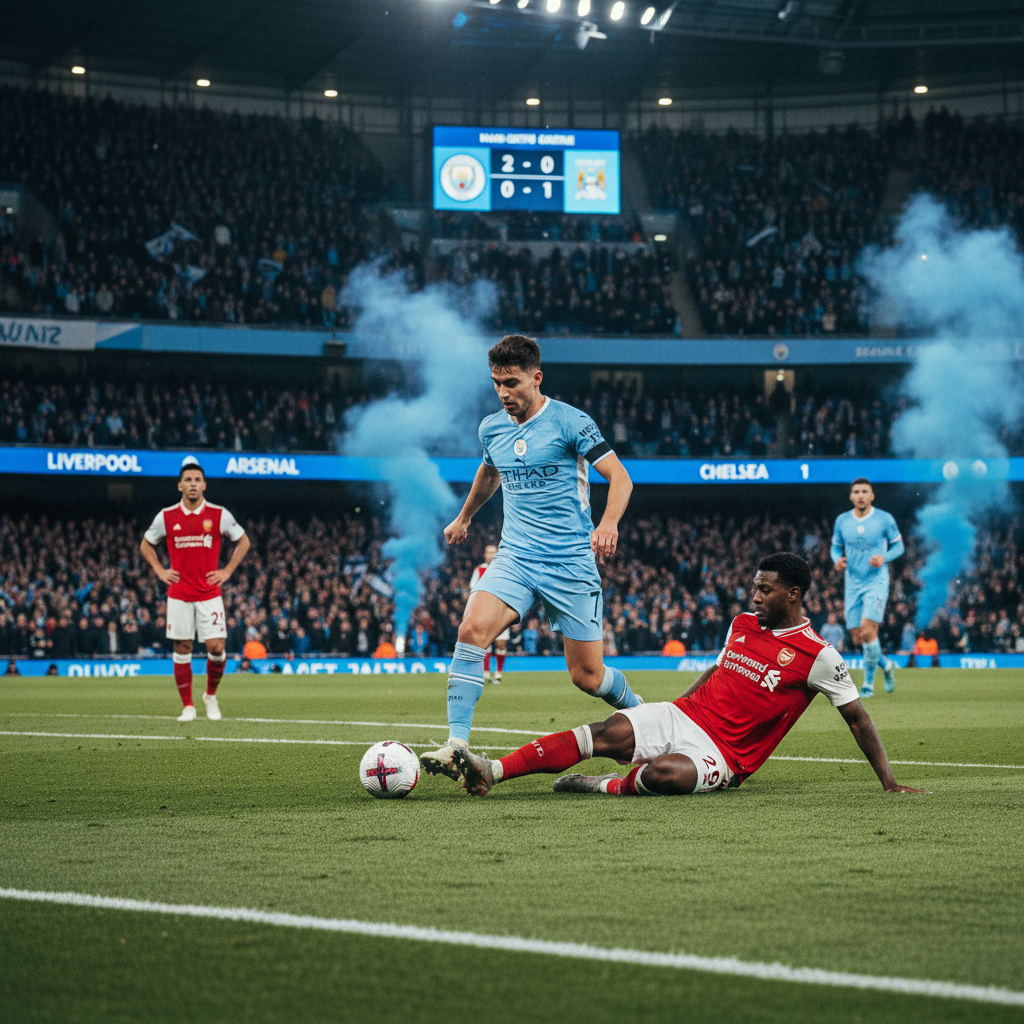 Premier League: Manchester City dogania Arsenal, Liverpool w kryzysie