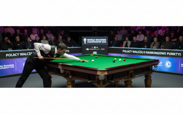 World Snooker Championship 2026: Polacy walczą o rankingowe punkty!
