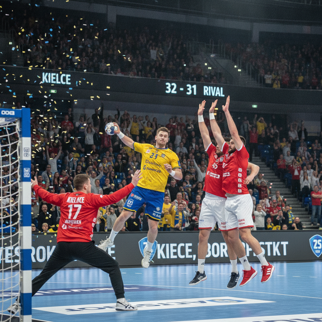Piłka ręczna: Wielkie zwycięstwo Kielc i nowe szanse w Superlidze