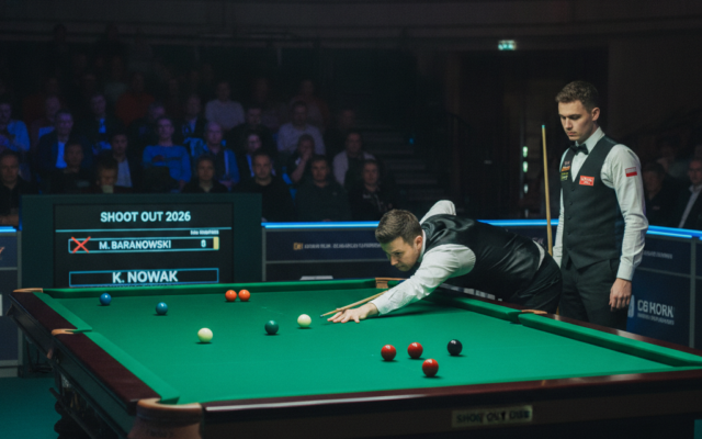 Snooker bilardowy: Mateusz Baranowski odpada, ale polski talent rośnie w turnieju Shoot Out 2026