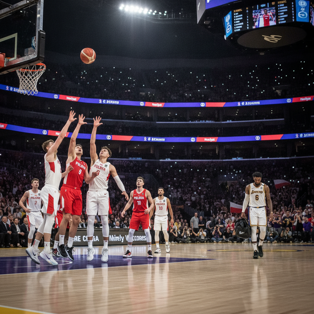 Koszykówka 2026: Polska kadra walczy o MŚ, LeBron opuszcza Lakers!