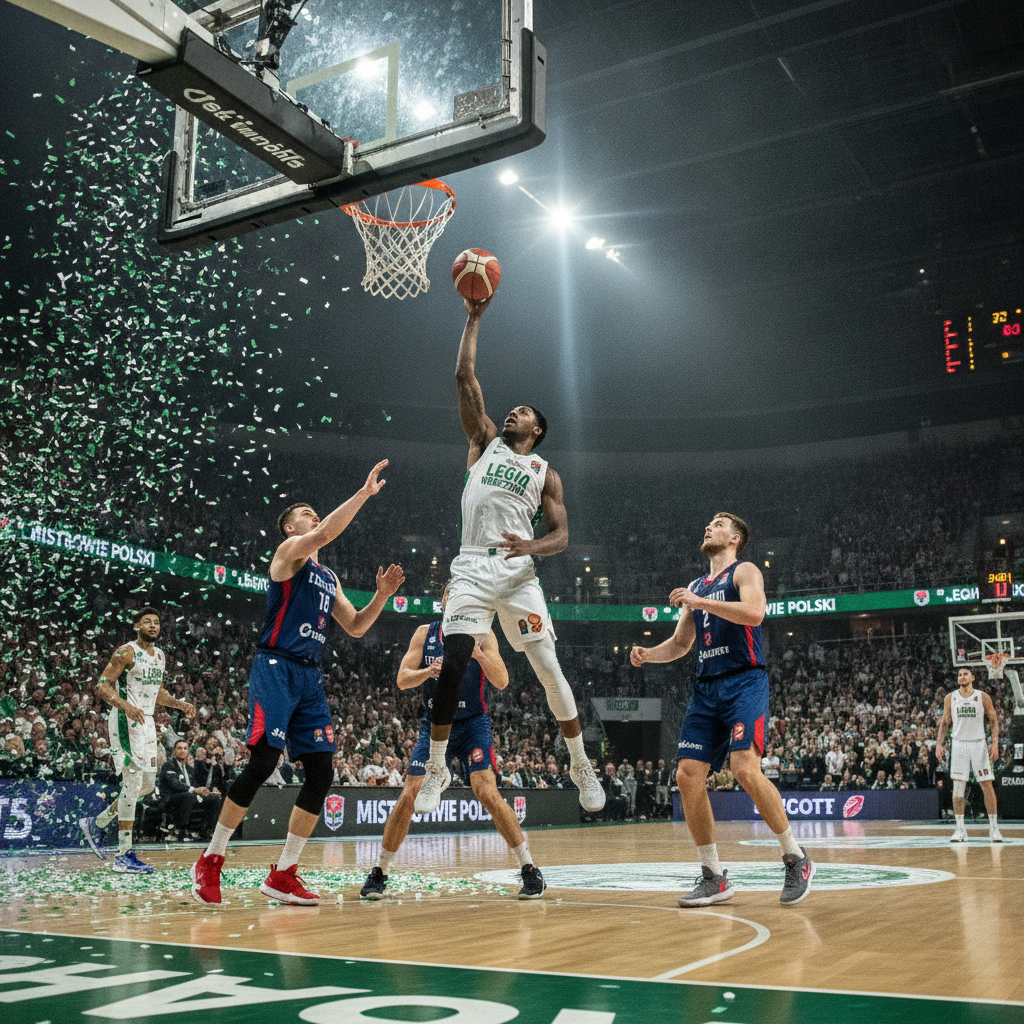 Koszykówka: Legia Warszawa mistrzem Polski po epickim finale PLK