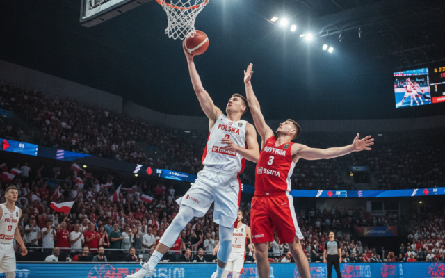 Koszykówka: Polska pokonała Austrię, kluczowe wyniki w NBA i Eurolidze