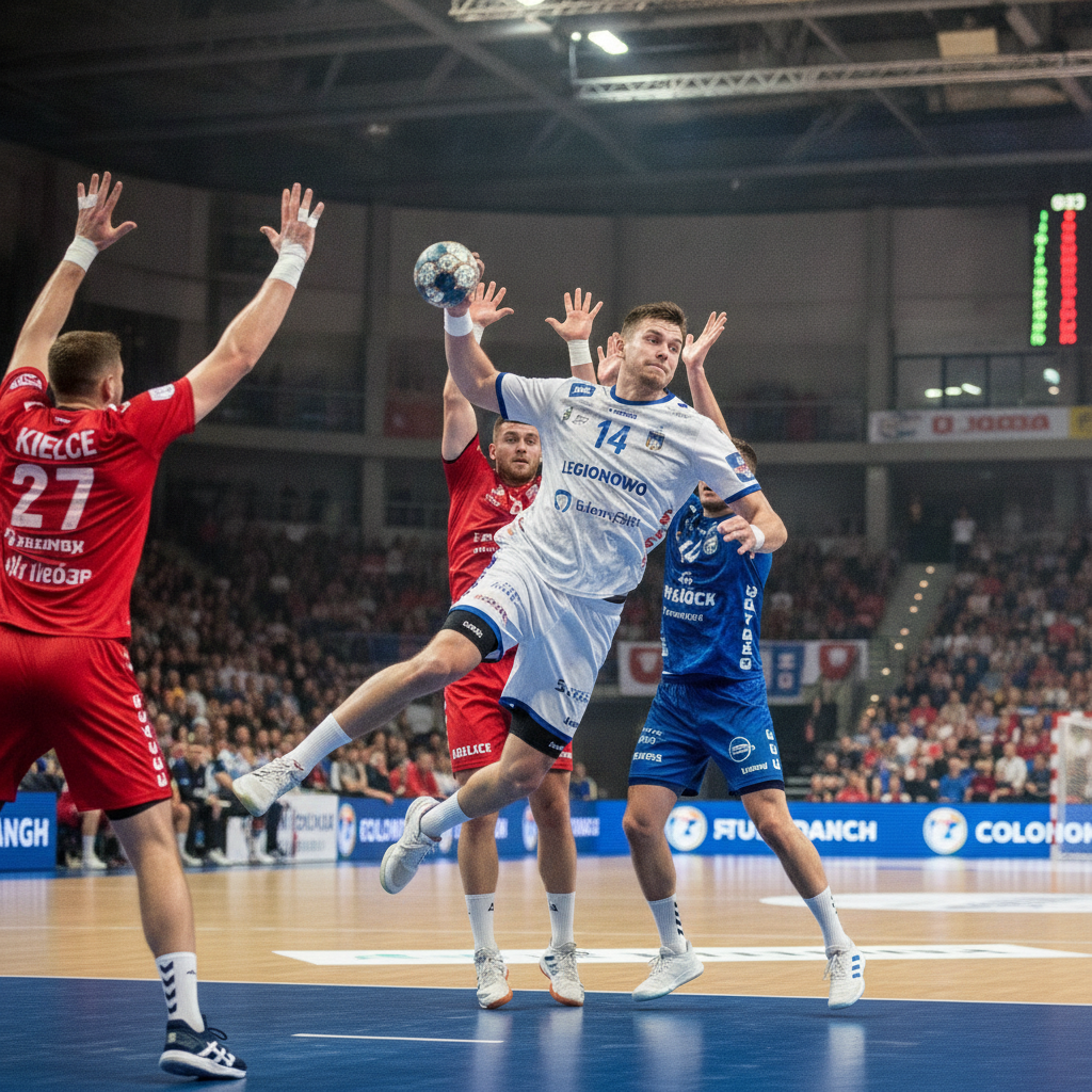 Piłka ręczna: Legionowo dominuje, Kielce i Płock w grze o Superliga