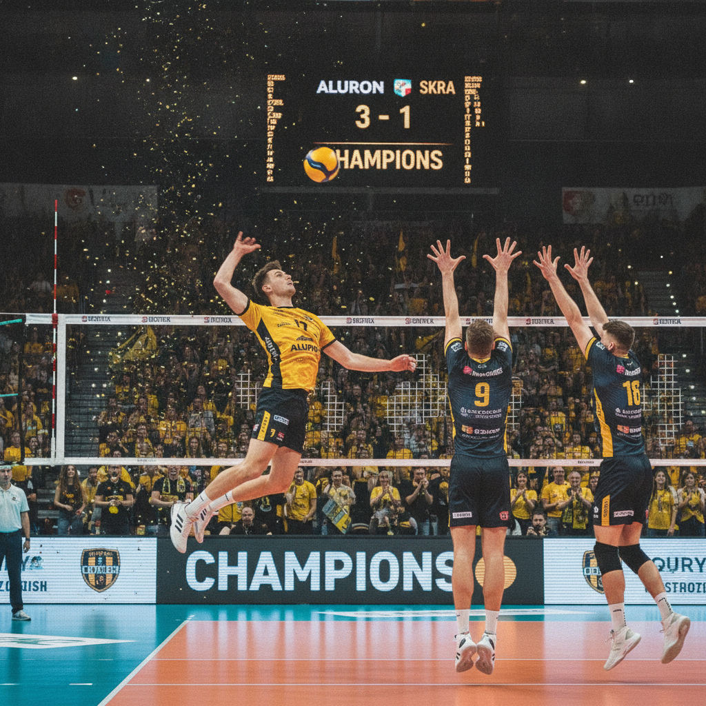 Siatkówka: Aluron z historycznym tytułem PlusLigi, transfery i Liga Narodów