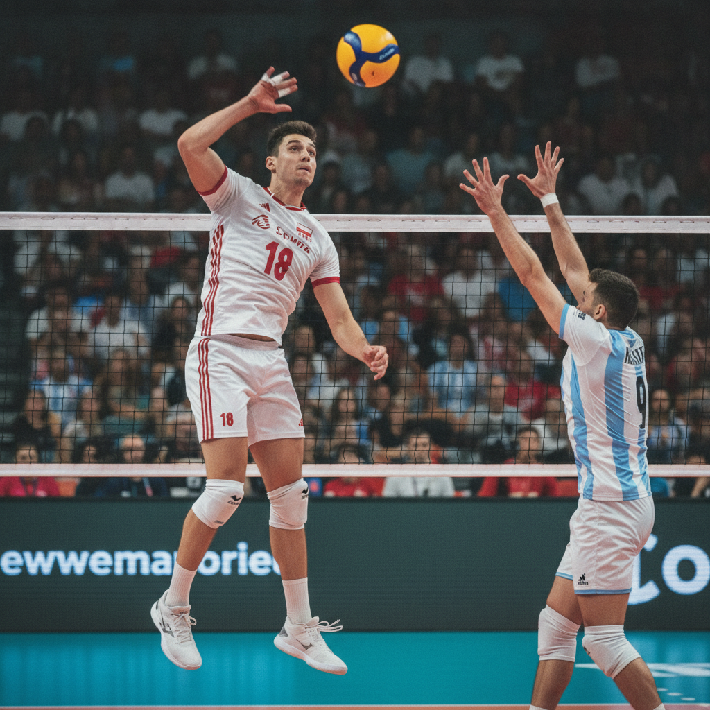 Siatkówka: Polacy wygrywają z Argentyną w rekordowym setcie PlusLiga i Liga Narodów