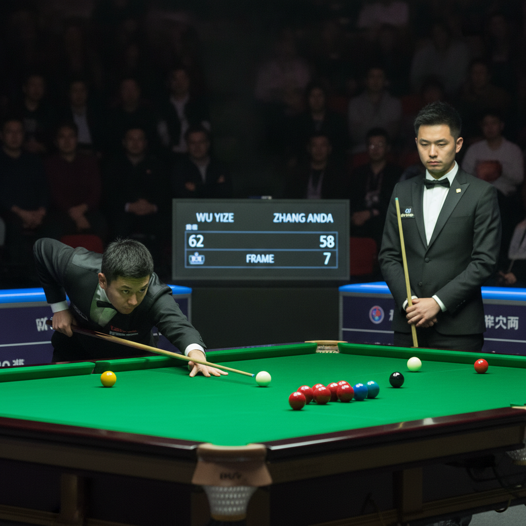 Snooker bilardowy: Wu Yize i Zhang Anda w wielkiej emocji na International Championship 2025