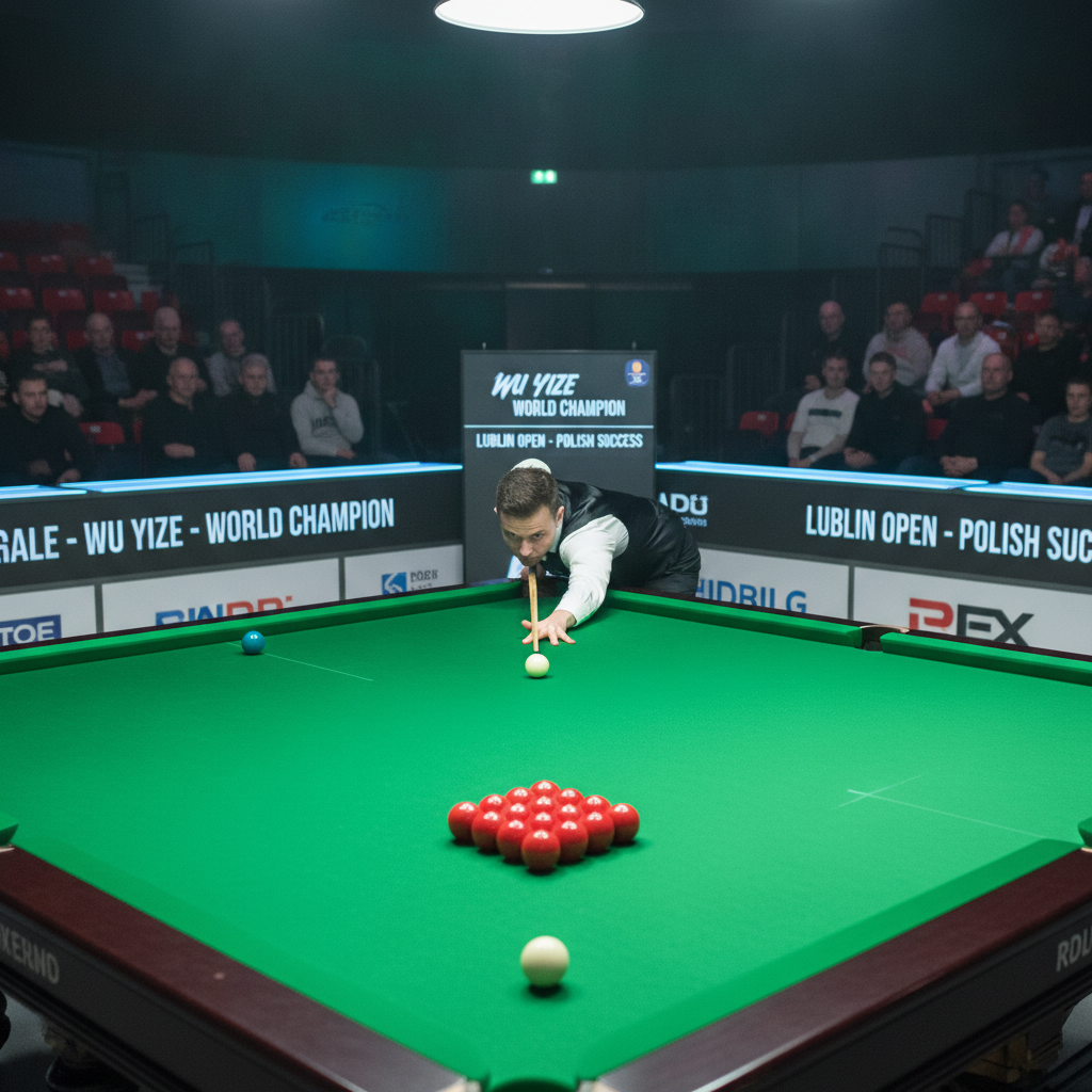 Snooker i bilard: Wu Yize mistrzem świata, polski sukces w Lublinie