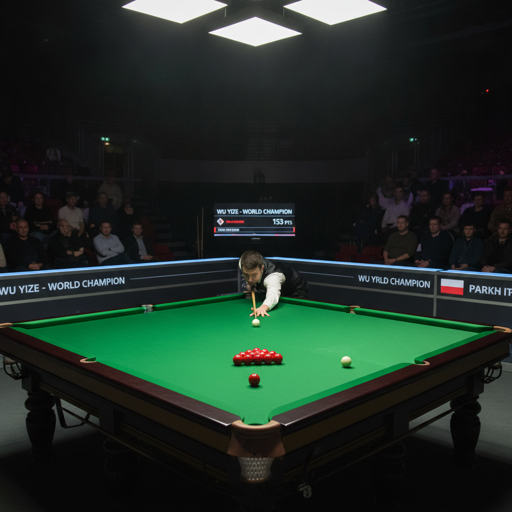 Snooker i bilard: Wu Yize mistrzem świata, rekord 153 punktów i polskie szanse