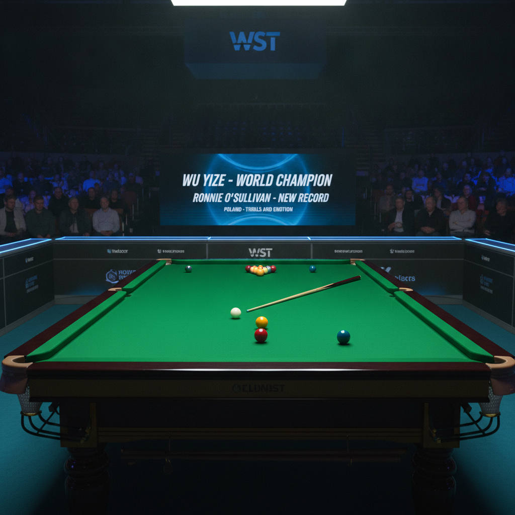 Snooker i bilard: Wu Yize mistrzem świata, rekord Ronniego i emocje w Polsce