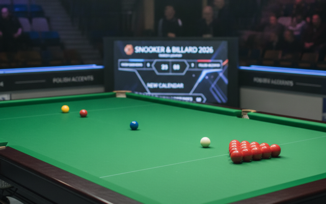 Snooker i bilard 2026: nowy kalendarz, wyniki i polskie akcenty