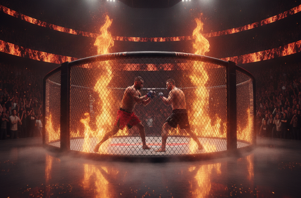 Sporty walki w ogniu: KSW, UFC i najgłośniejsze walki lata